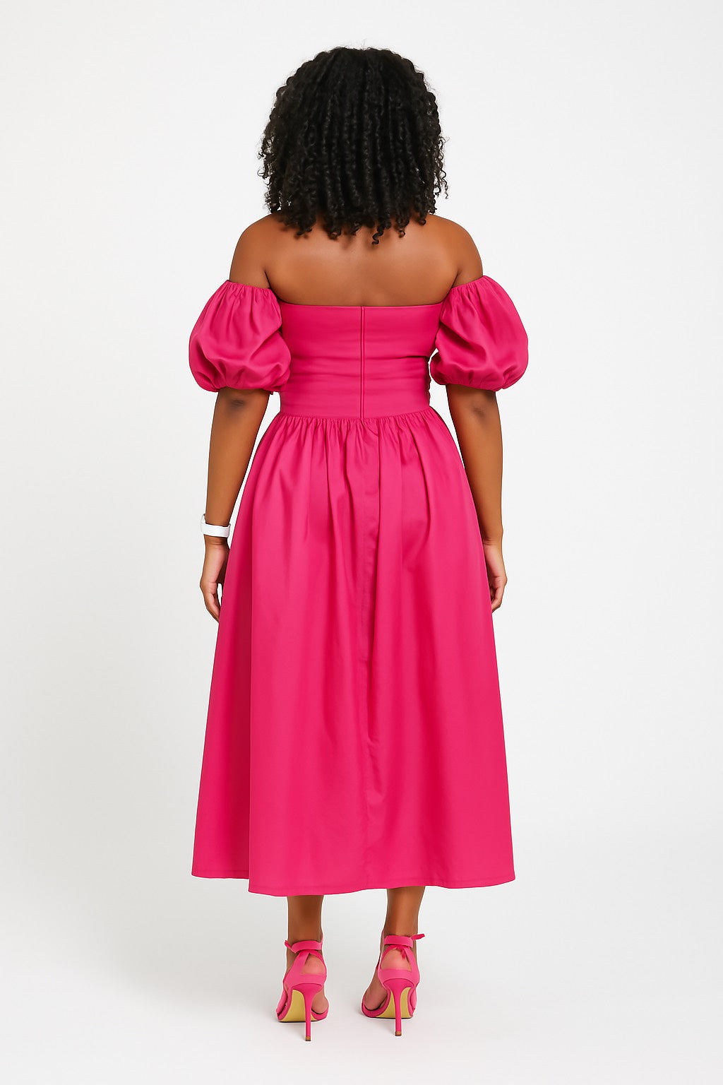 Bella Fall Off Shoulder Maxi Dress