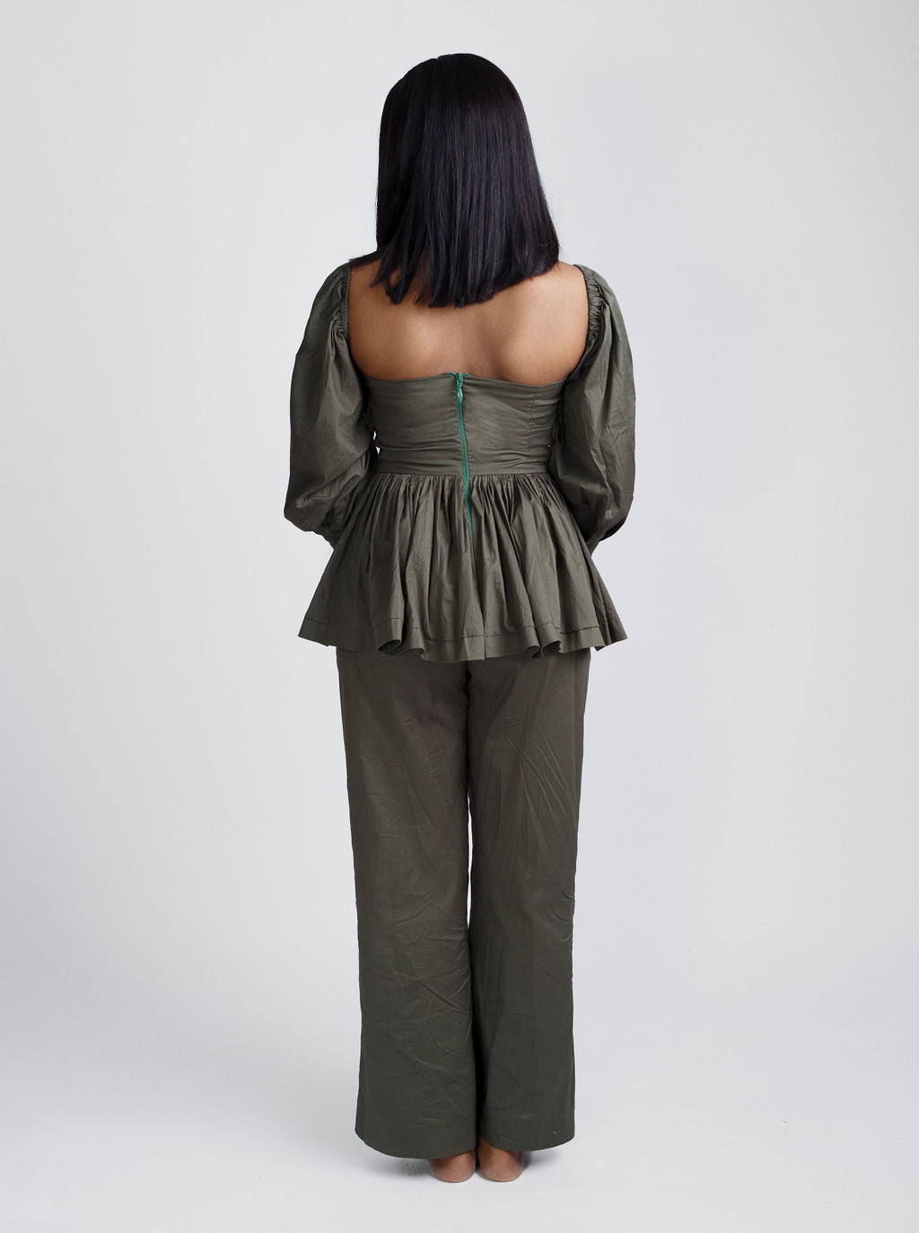 Sonia Cold Shoulder Two Piece Pant Set