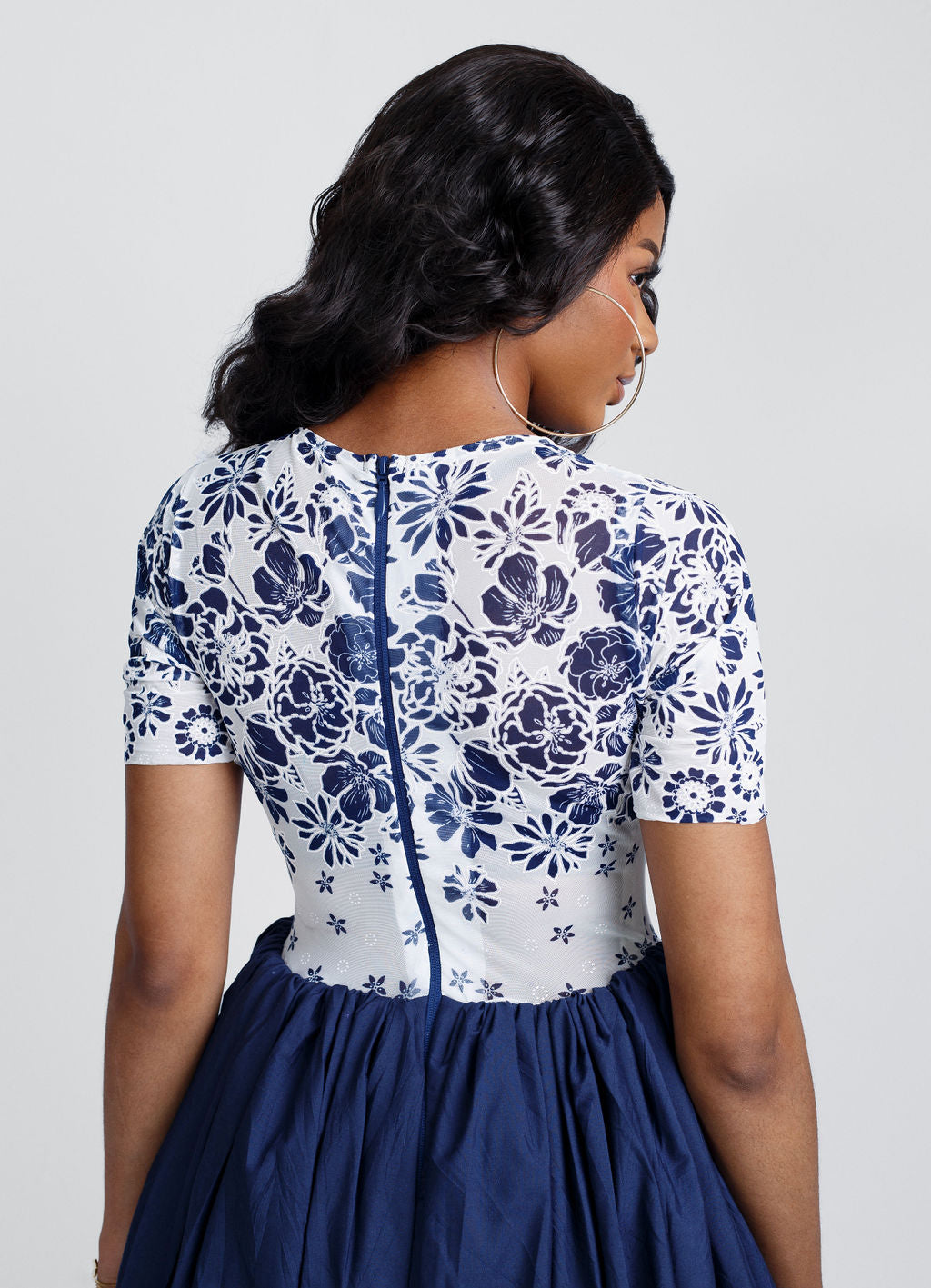 Leila Floral Bubble Mini Dress