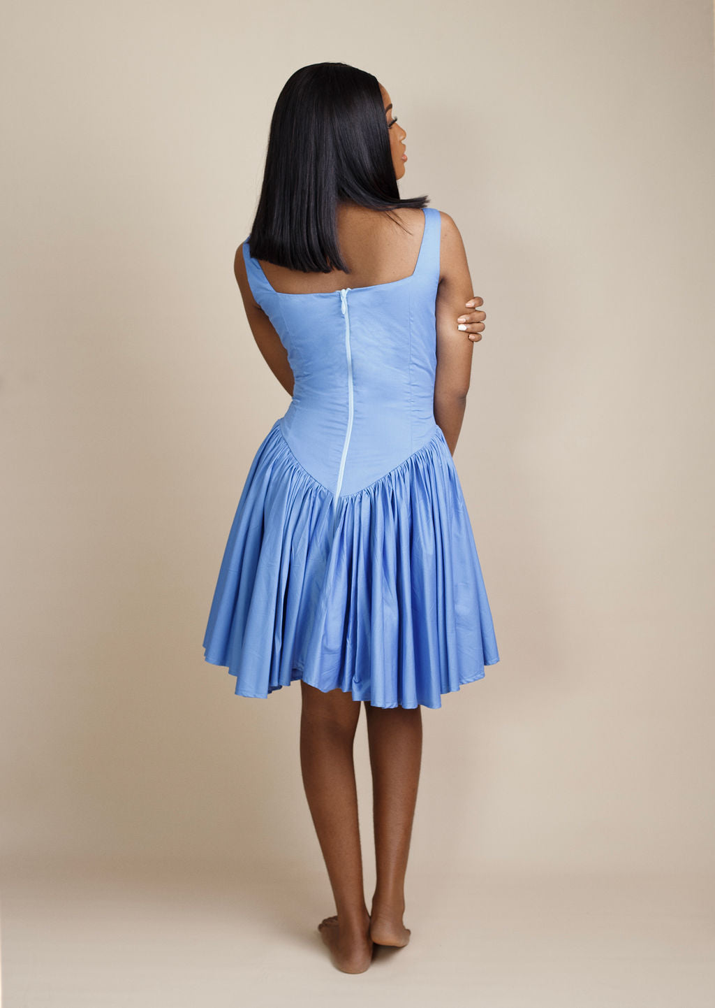 Mariah Drop Waist Mini Dress