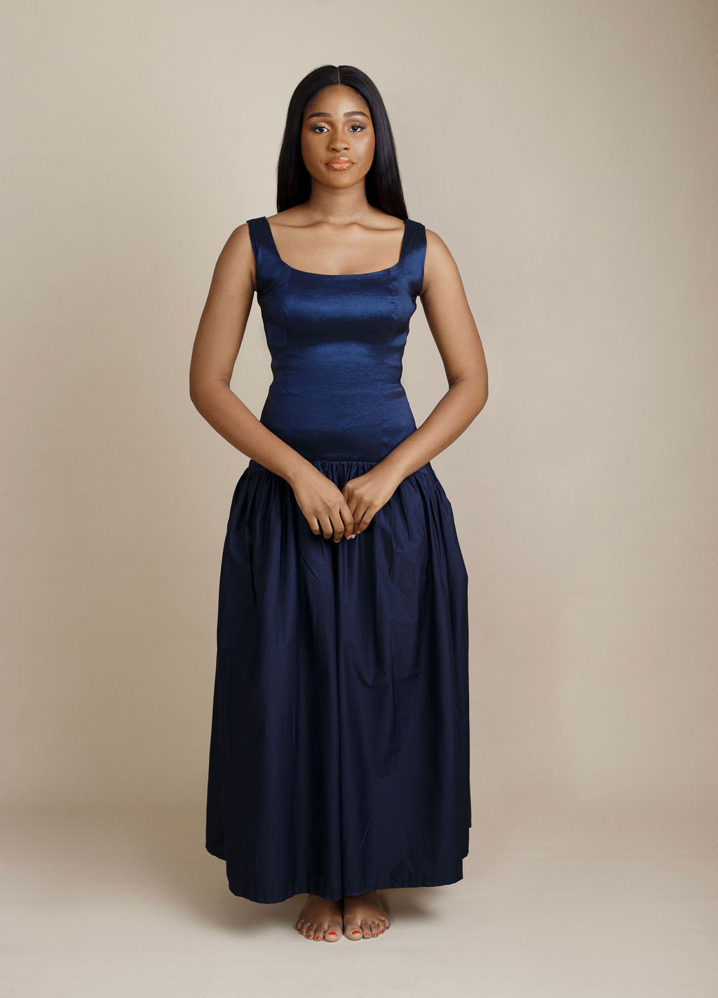 Janelle Very Low Waist Maxi Dress