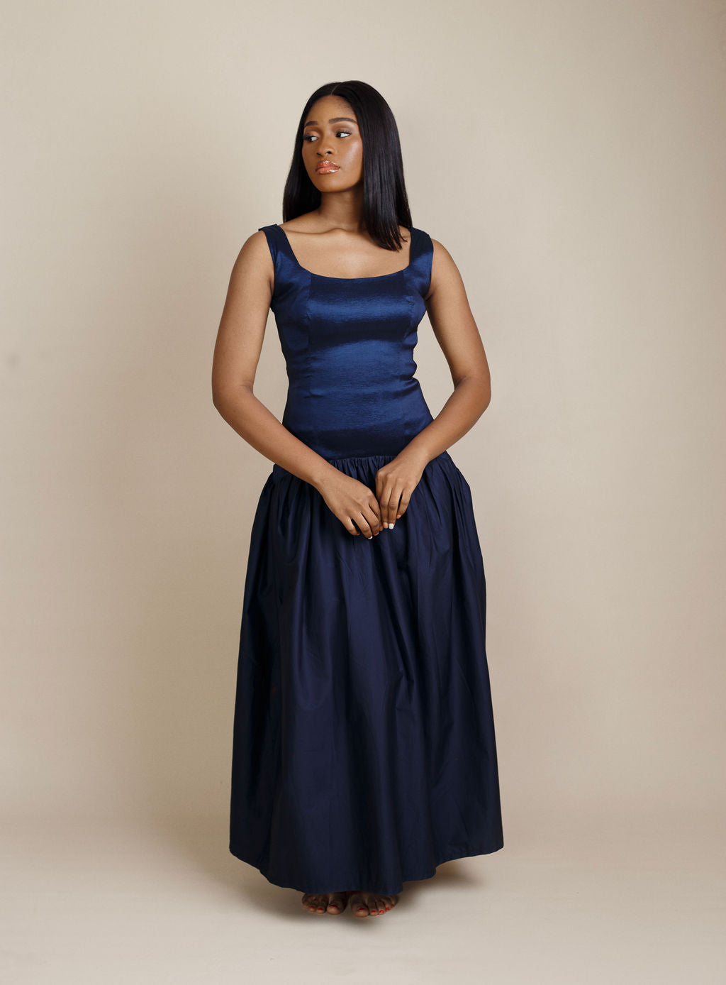 Janelle Very Low Waist Maxi Dress