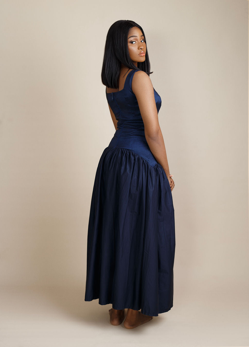 Janelle Very Low Waist Maxi Dress