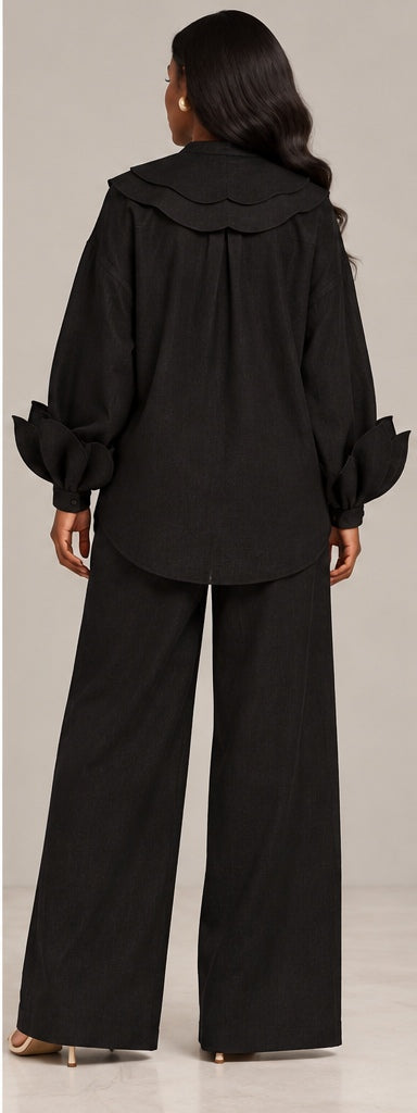 Fiifi Sculptural Linen Co-ord